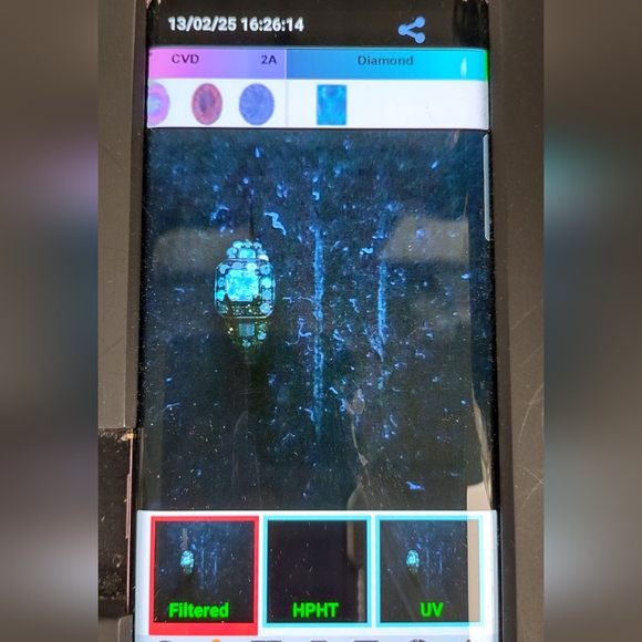 Firm Final price!*Sterling Genuine Diamond ring(5.5) - Picture 8 of 8